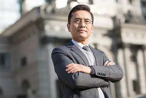 成功商务男士肖像