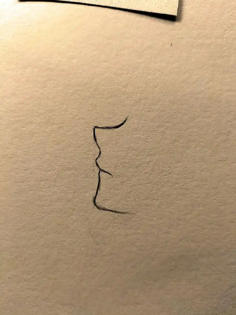 教你画侧脸男生.#临摹 #绘画过程分享 #动漫手绘 - 抖音