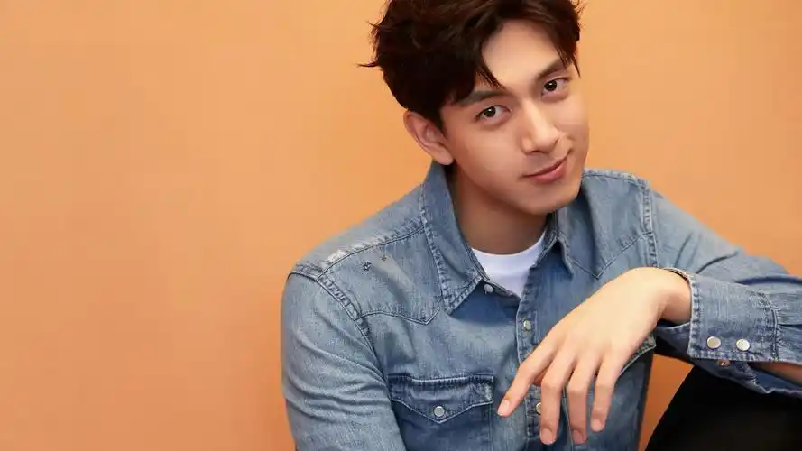 李现牛仔衬衫个性帅酷写真