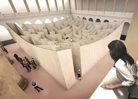 美国:国家建筑博物馆"迷宫展厅"设计方案