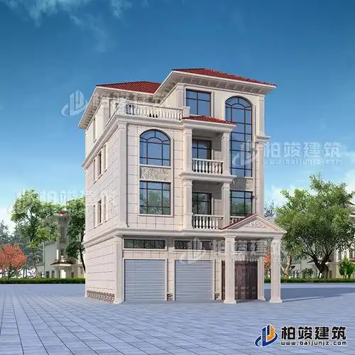 欧式四层别墅设计图效果图