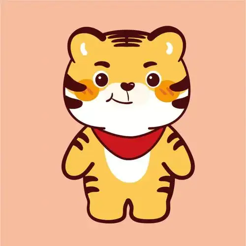 小老虎萌虎头像分享ip表情包卡通可爱生肖
