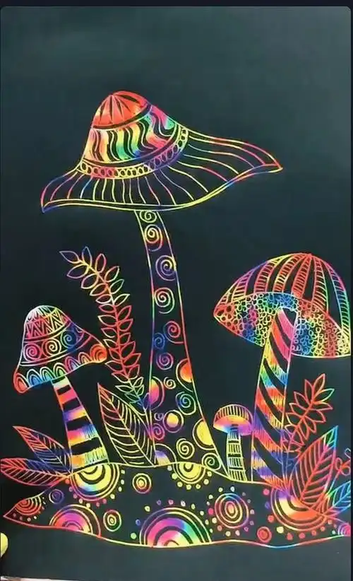 刮画:一种可肆意妄为,也可温柔细腻的画作