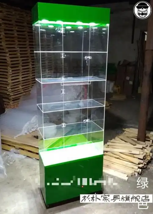 杉朴亚克力手机珠宝首饰品化妆品礼品展示柜牙科模型样品精品玻璃展柜