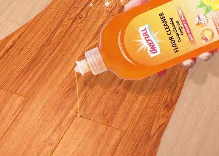 onefull木地板清洁剂瓷砖家用拖地清洗液强力去污除垢神器橙香型花香