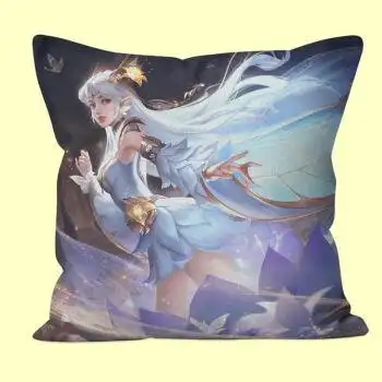 花仟陌王者荣耀宝李白貂蝉周边手游全英雄皮肤抱枕定制靠垫创意礼物