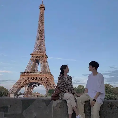 埃菲尔铁塔情侣头像