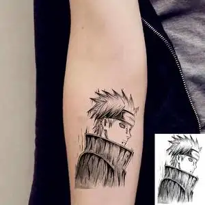 向南 火影忍者 暗部 宇智波鼬卡卡西纹身贴cos 仿真刺青 防水持久