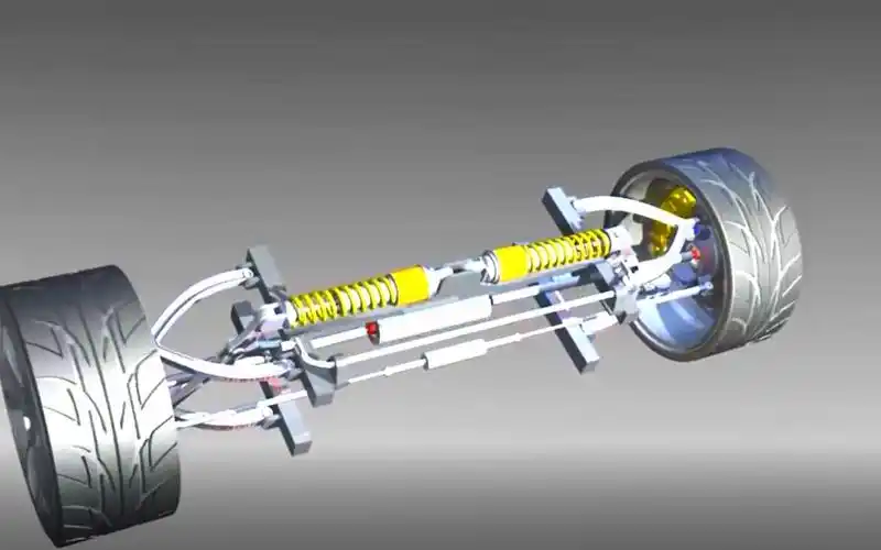 汽车悬架横置弹簧双叉臂系统
