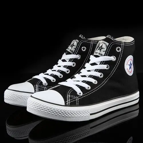 匡威帆布鞋经典款高帮情侣休闲图片