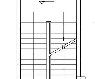 楼梯平面图上的折断线表示什么意思?