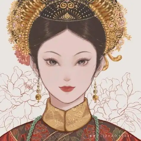 古风清宫娘娘动漫头像图片 宫廷头像图片大全