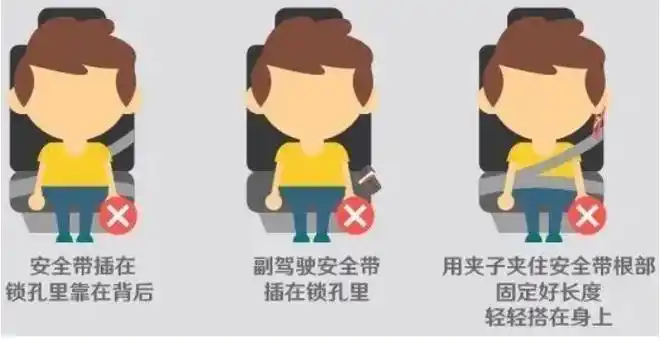 如何正确使用汽车安全带?