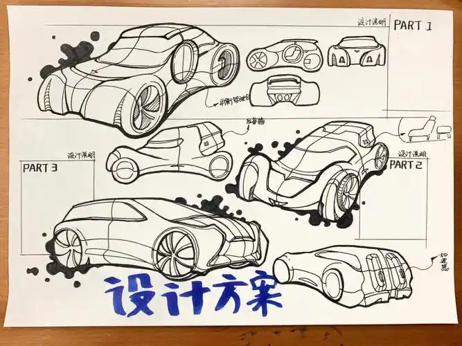 工业设计产品手绘学生作品