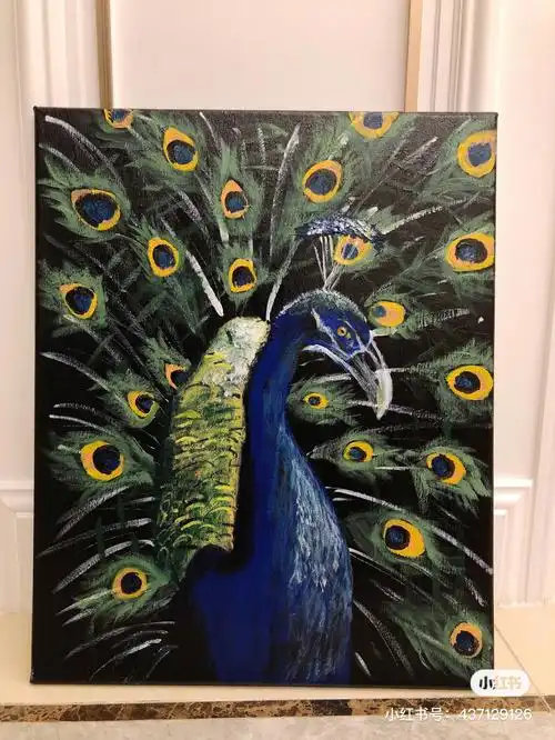 丙烯 #丙烯画  好久没动笔了,终于等到开学,送走孩子,可以安心画画了