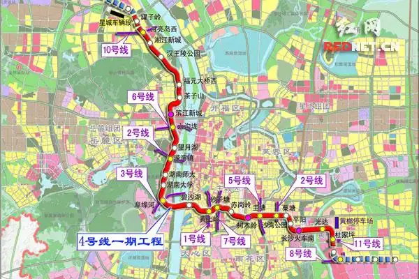 长沙地铁4号线河西段首条盾构区间右线顺利贯通