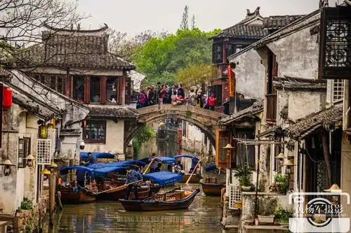江苏苏州周庄古镇的古韵,迷人的江南水乡风光,中国第一水乡的美_高清