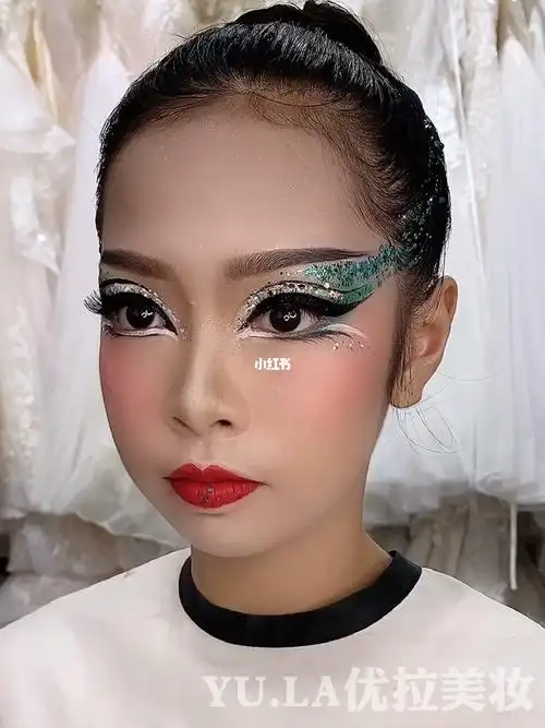 孔雀妆容妆容分享一组