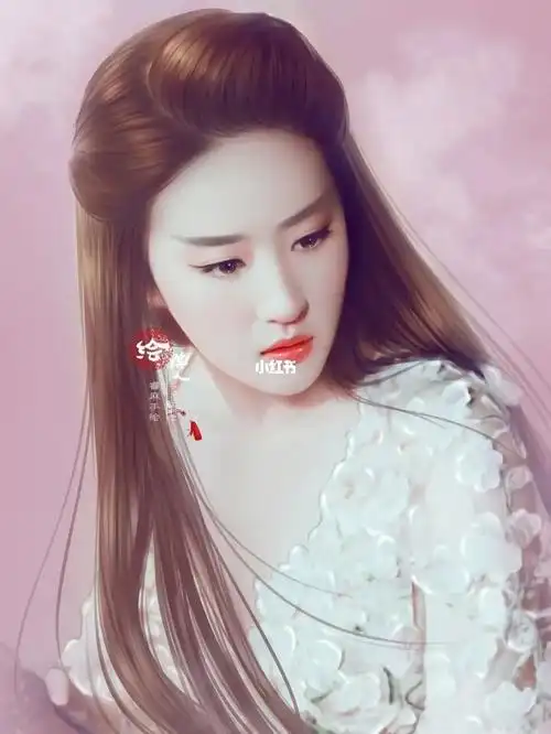 刘亦菲 | 睿麻手绘合集(一)_手绘_刘亦菲_绘美人_兴趣爱好_绘画