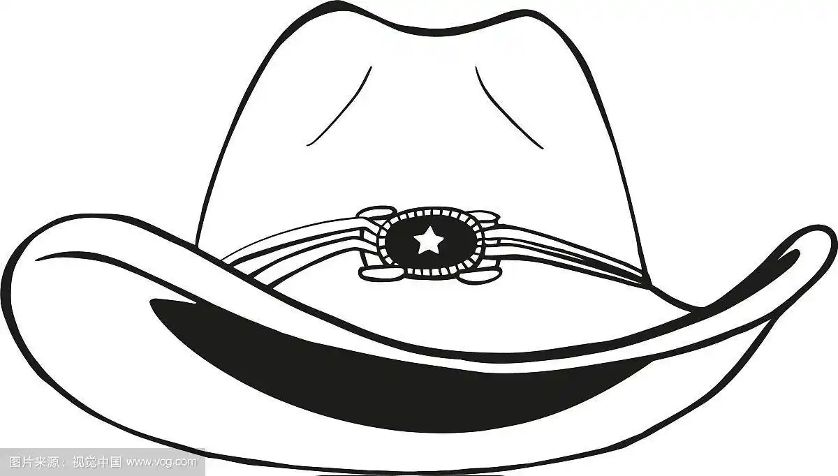 牛仔帽-复古雕刻