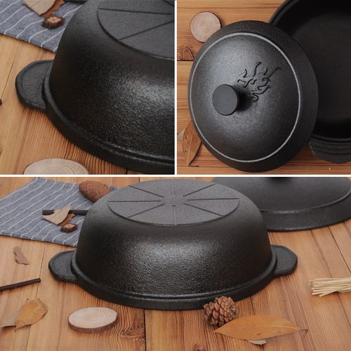 汤锅铸锅铁炖加厚加深涂层煲汤老式炖肉砂锅炖锅