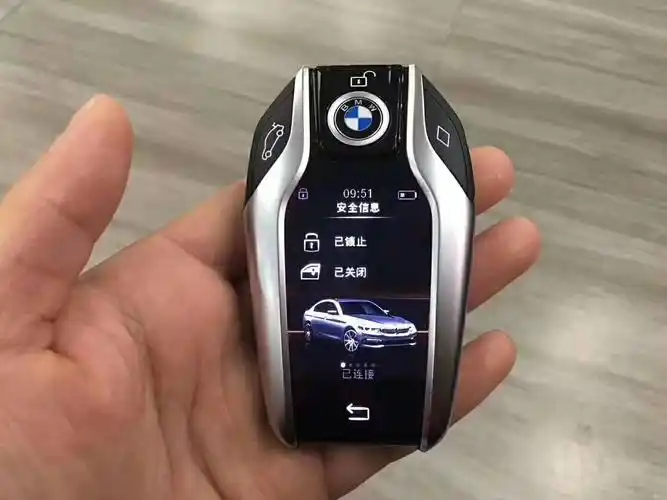 上海宝马新5系528升级原厂液晶钥匙案例,适用新款5系,6 .