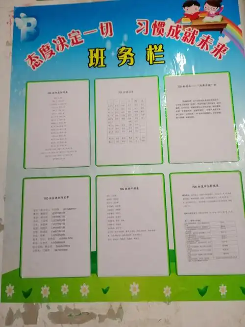 班级公告栏,每个班都设计得非常赏心悦目!