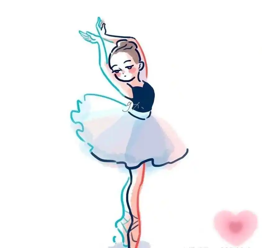 舞蹈老师家庭作业评语分享|芭蕾插画分享 插画作者:annie 11566你