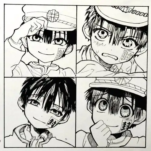 手绘分享花子的喜怒哀乐