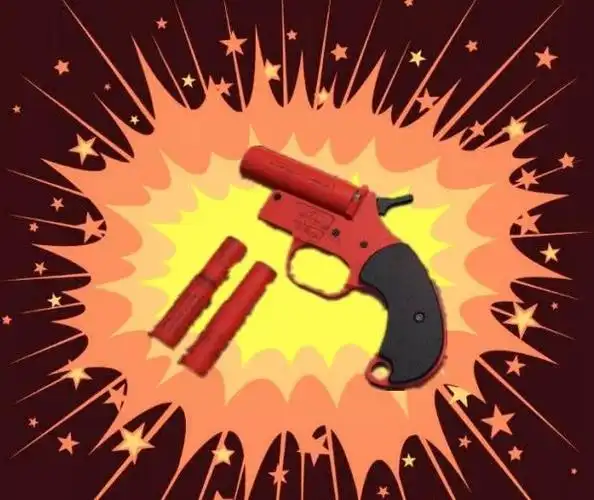 拥有了无限火力信号枪,往天上疯狂召唤飞机,不一会全队都是满配三级头