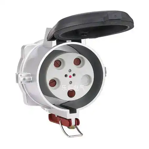 乐瑶电气大电流插座630244p630aip67防水工业插座连接器明装插座