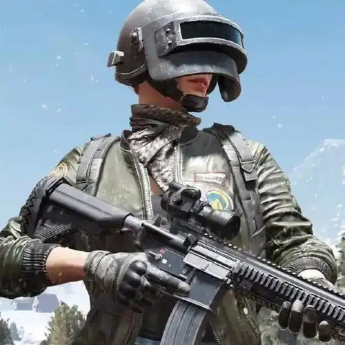 拿m4吃鸡头像图片