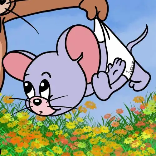 六十四期 又是泰菲被抓包的一天#猫和老鼠  #手绘头像  #情侣头像分享