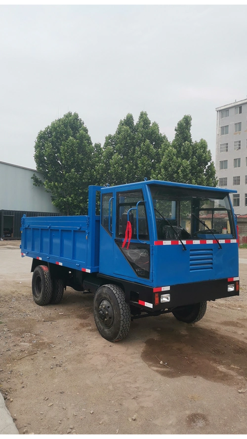 四不像农用车四驱自卸运输车操作方便简单