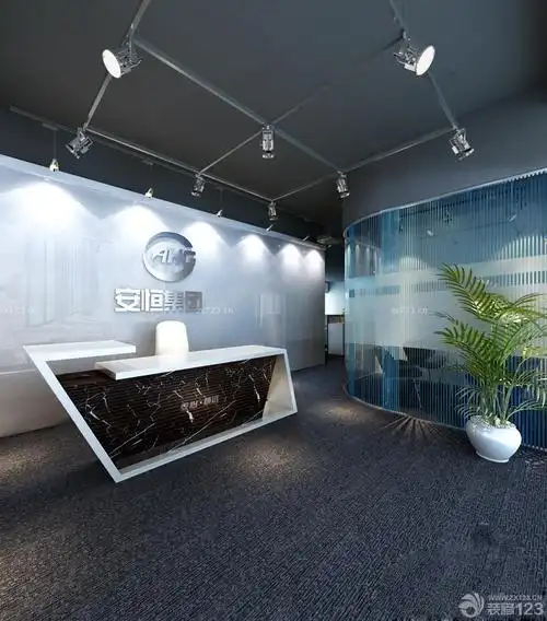 最新公司前台形象墙效果图欣赏