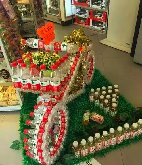 夏季饮料造型陈列参考很容易复制的