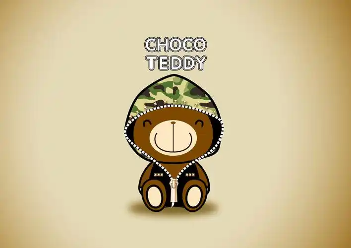 精选巧克力熊272°笑容高清电脑壁纸 第五辑