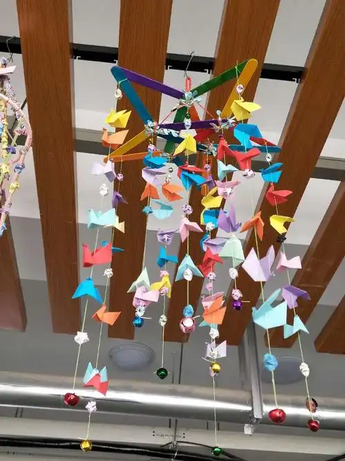 北辛街道中心小学通盛路校区开展"庆六一"手工风铃制作大赛