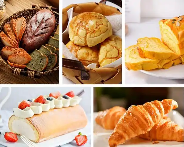 烘焙面包(31款) 毛毛虫 菠萝酥肉包 牛奶吐司 北海道吐司 牛角包 手撕