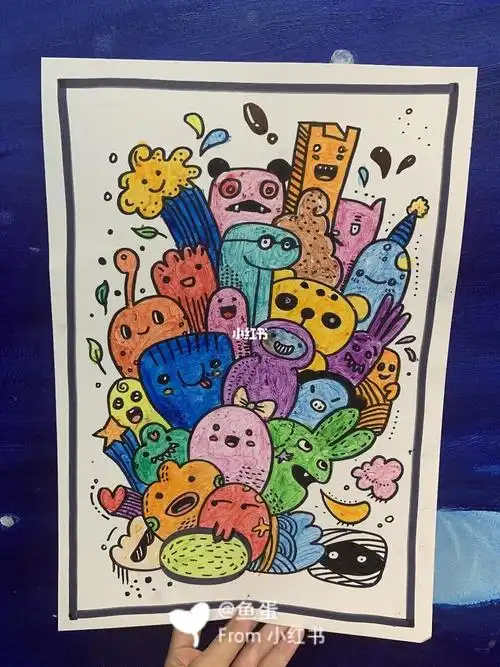 《涂鸦艺术》|儿童创意画