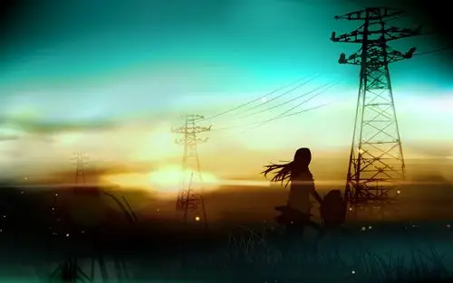 二次元萤火虫之夏动漫卡通,高清图片,电脑桌面-壁纸族