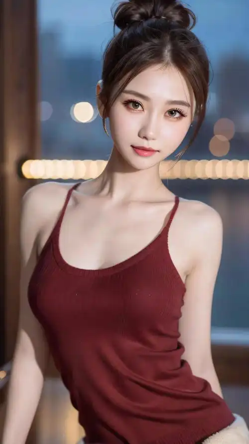 秀豆美图:可爱的丸子头女孩,谁能不爱?(54p)