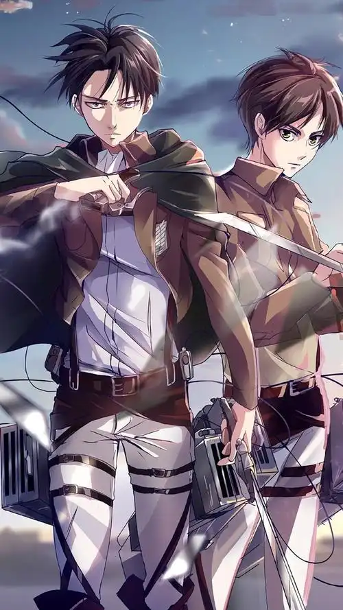 进击的巨人 艾伦耶格尔 eren attack 利威尔·阿克曼 levi·ackerman
