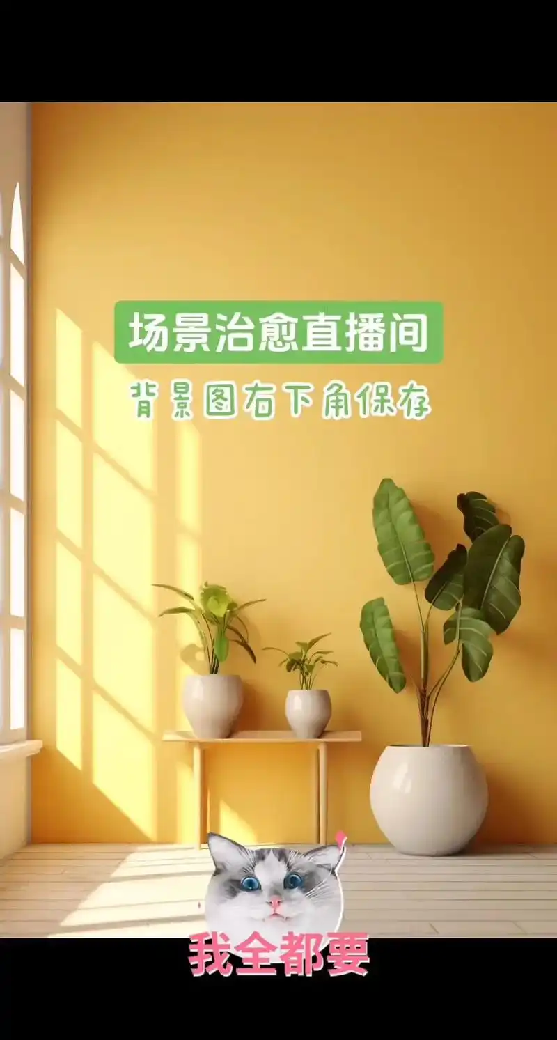 免费背景分享.第21集 | 低成本打造极简主义温馨直播间,你 - 抖音