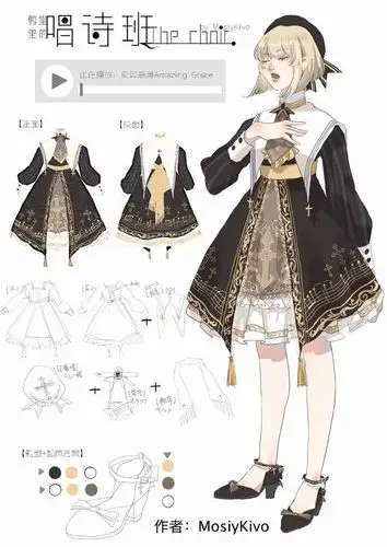 【lolita画稿大赛】总决赛作品介绍第3弹,还有很多拉票应援图!