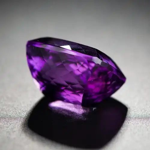 68.8克拉 宝石级大颗天然紫水晶刻面戒面 超美紫罗兰色 顶级切工