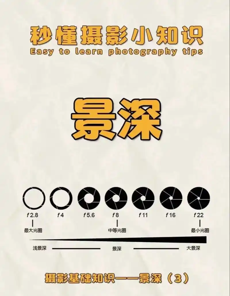 摄影基础知识之景深