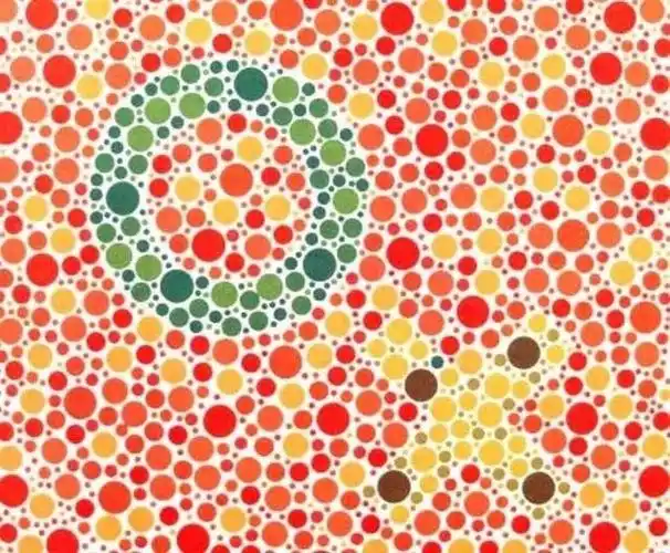 第2张色盲检测图,也都是同样的是一种基础版.