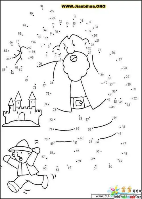 点连线简笔画形状