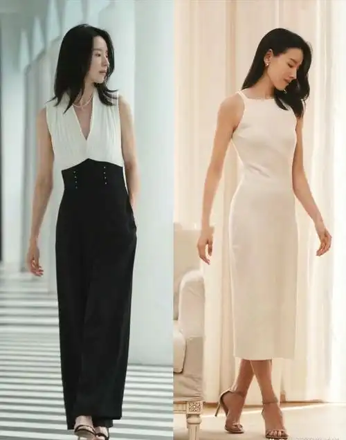 小个子穿衣就学董洁,优雅风简洁高级,轻松收获好比例!